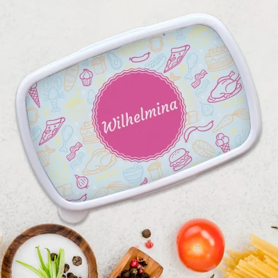 Brotdosen - Mädchen in Rosa