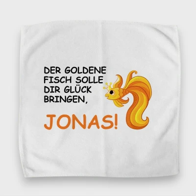Handtuch für personalisierte Lunchbox - Goldfisch