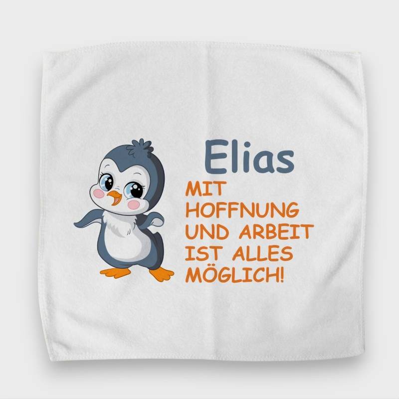 Handtuch für personalisierte Lunchbox - Pinguin