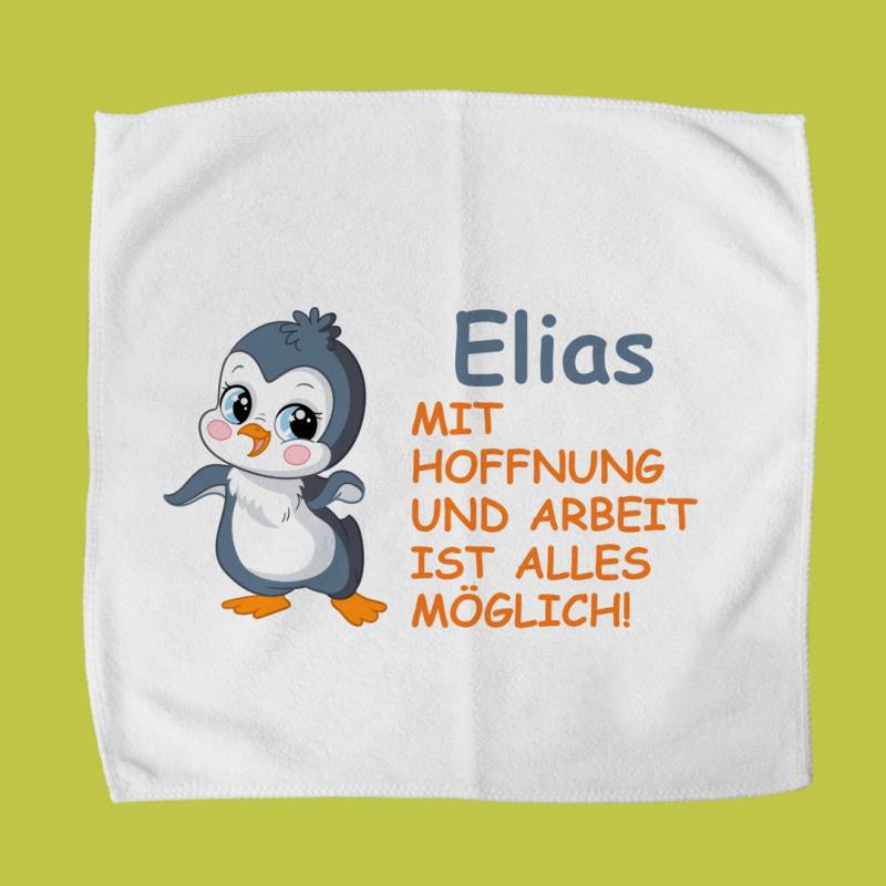 Handtuch für personalisierte Lunchbox - Pinguin