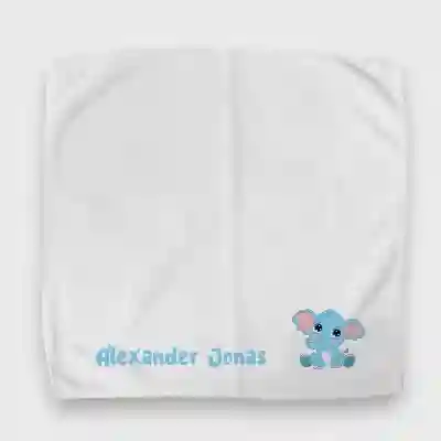 Handtuch für personalisierte Lunchbox - Elefäntchen