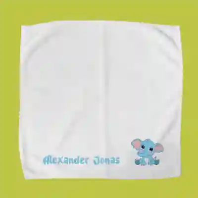 Handtuch für personalisierte Lunchbox - Elefäntchen