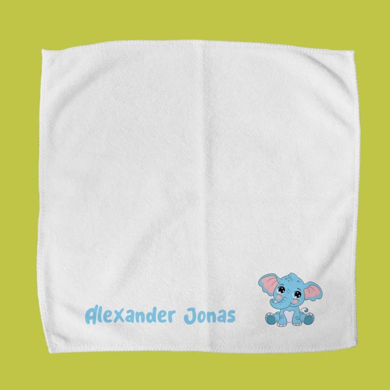 Handtuch für personalisierte Lunchbox - Elefäntchen