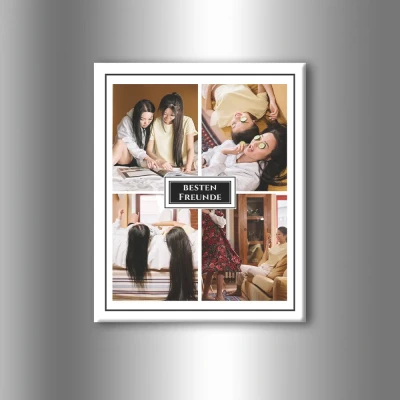 Personalisierter Kühlschrankmagnet mit deinen Fotos