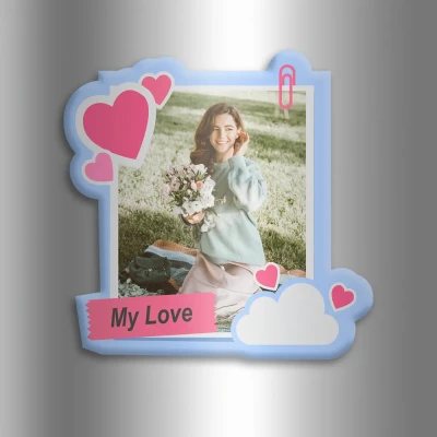 Personalisierter Kühlschrankmagnet - My Love