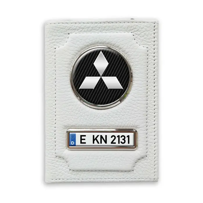 Geldbörse mit Geldfach - Mitsubishi Silver