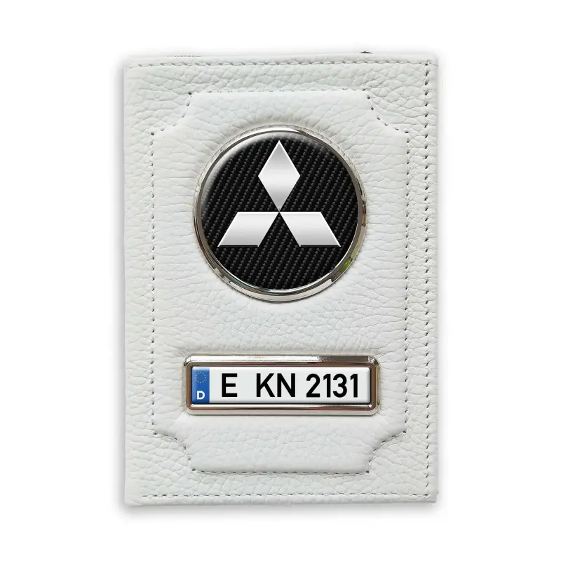 Geldbörse mit Geldfach - Mitsubishi Silver