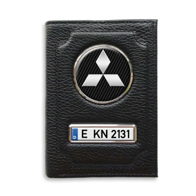 Geldbörse mit Geldfach - Mitsubishi Silver