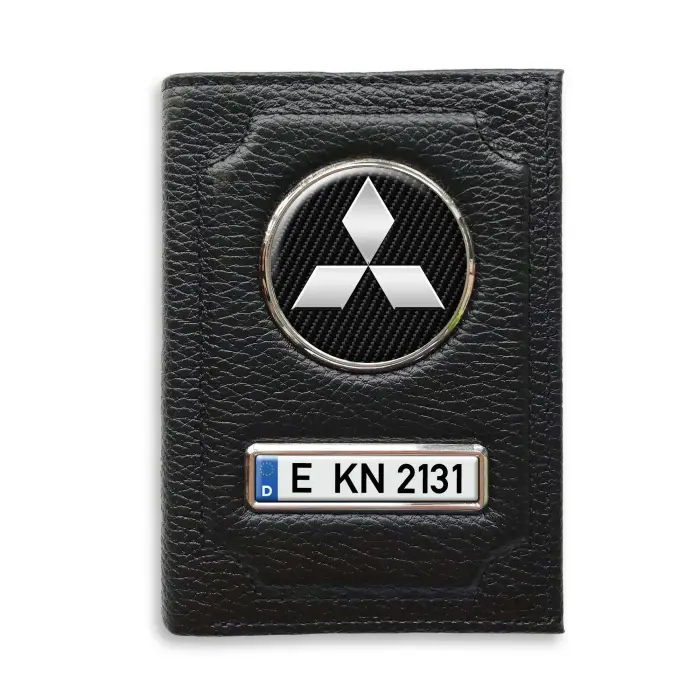 Geldbörse mit Geldfach - Mitsubishi Silver