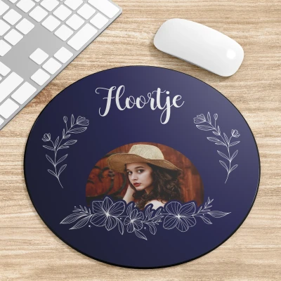Personalisiertes rundes Mauspad