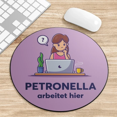 Personalisiertes Mauspad für ein fleißiges Mädchen