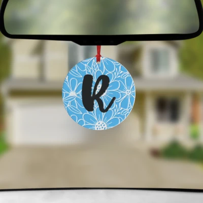 Personalisiertes Auto-Lufterfrischer - Blumen