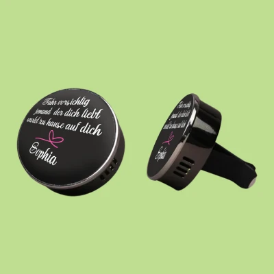 Parfümierter Auto-Lufterfrischer – Sorge-Notizen