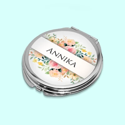 Taschenspiegel - Florales Design