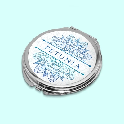 Taschenspiegel - Mit elegantem Blumendesign