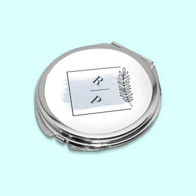 Taschenspiegel - Mit deinen Initialen