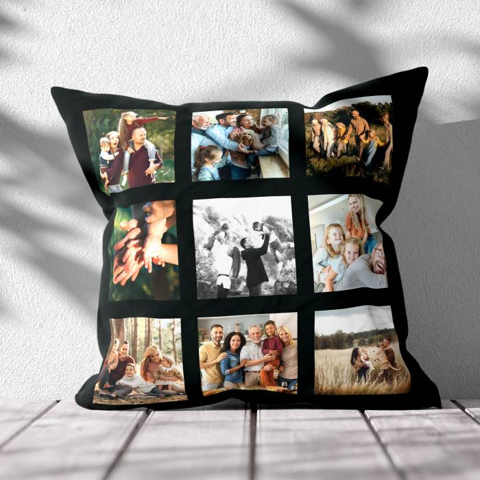 Personalisierte Kissen - Mit 9 Fotos