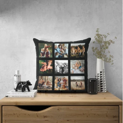 Personalisierte Kissen - Mit 9 Fotos