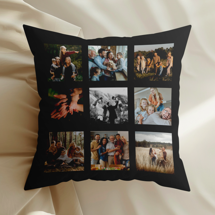 Personalisierte Kissen - Mit 9 Fotos