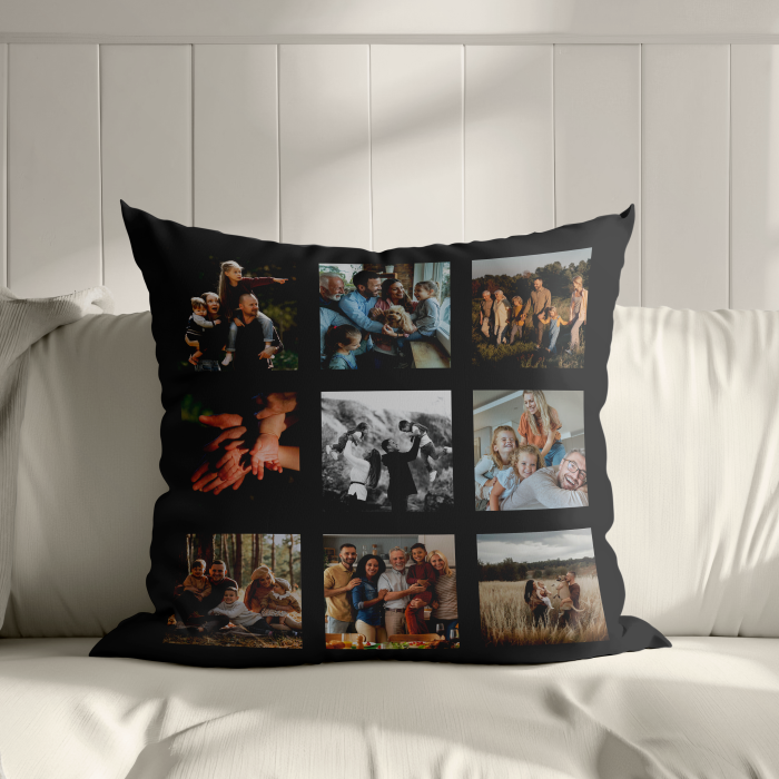 Personalisierte Kissen - Mit 9 Fotos