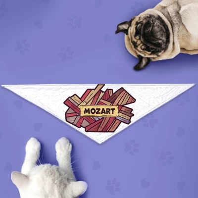 Hundebandana - Holzliebhaber