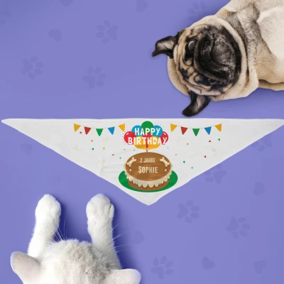 Hundebandana - Alles Gute zum Geburtstag