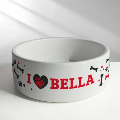 Personalisierte Keramikschale - Liebe