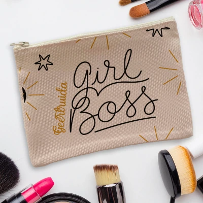 Personalisierte Kosmetiktasche - Girl Boss