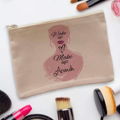 Personalisierte Kosmetiktasche - Wach auf und schmink dich