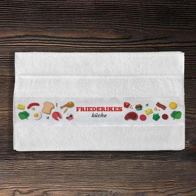 Personalisiertes Baumwollhandtuch - Küche