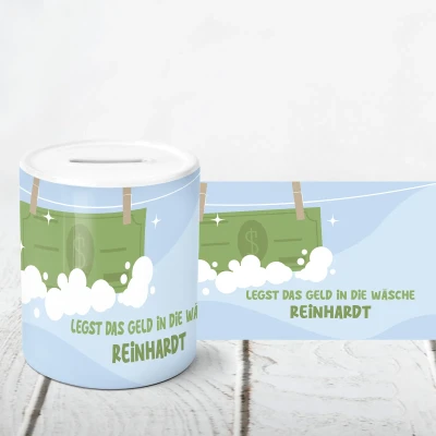 Sparbüchse - Geldwäsche