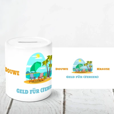 Sparbüchse - Urlaubsgeld