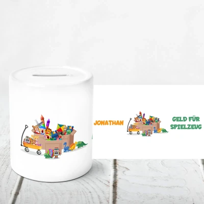 Sparbüchse - Geld für Spielzeug