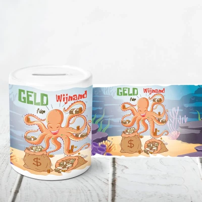 Sparbüchse - Spar mit allen Armen!