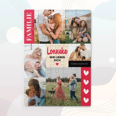 Personalisiertes Puzzle für Mama