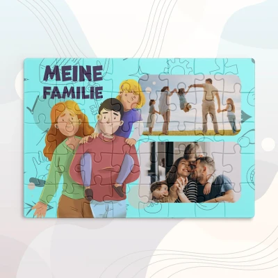 Personalisiertes Puzzle - Meine Familie