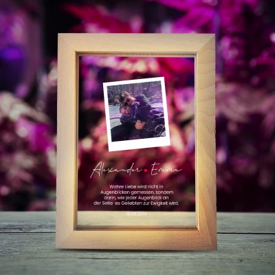 Leuchtender Fotorahmen – Polaroid