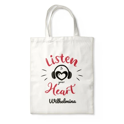 Personalisierte Taschen - Listen to your heart