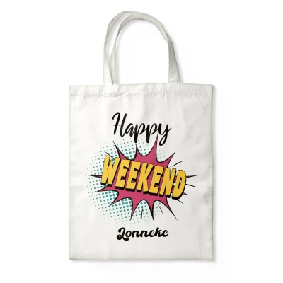 Personalisierte Taschen - Happy weekend