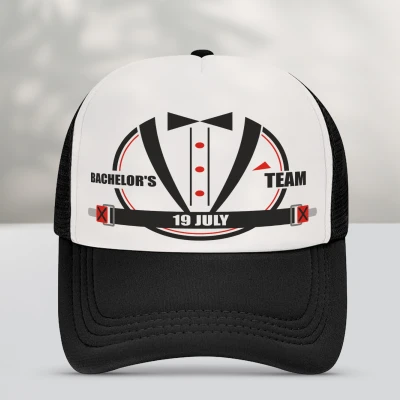 Personalisierte Kappe - Team des Bräutigams