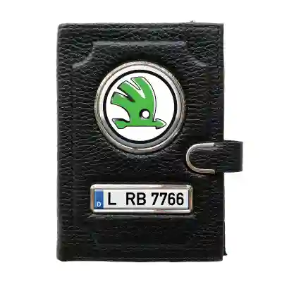 Geldbörse mit Geldfach mit Clip - SKODA