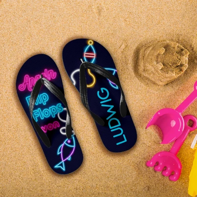Personalisiert Sommer Flip-Flops - Angel-Flip-Flops