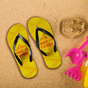 Personalisierte Sommer-Flip-Flops