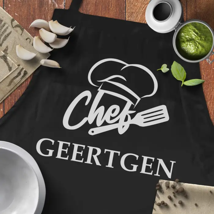 Personalisierte Küchenschürze - Kochchef