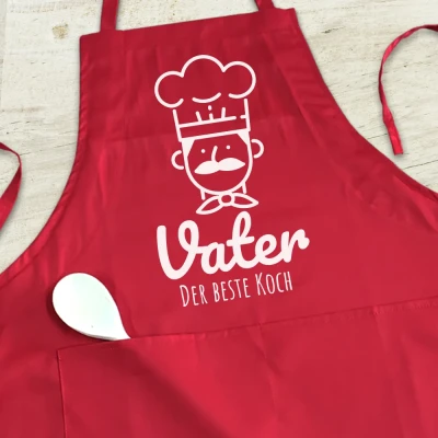 Personalisierte Küchenschürze - Der beste Koch