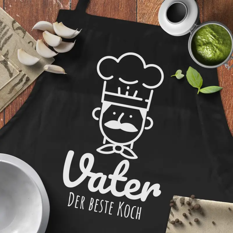 Personalisierte Küchenschürze - Bester Koch