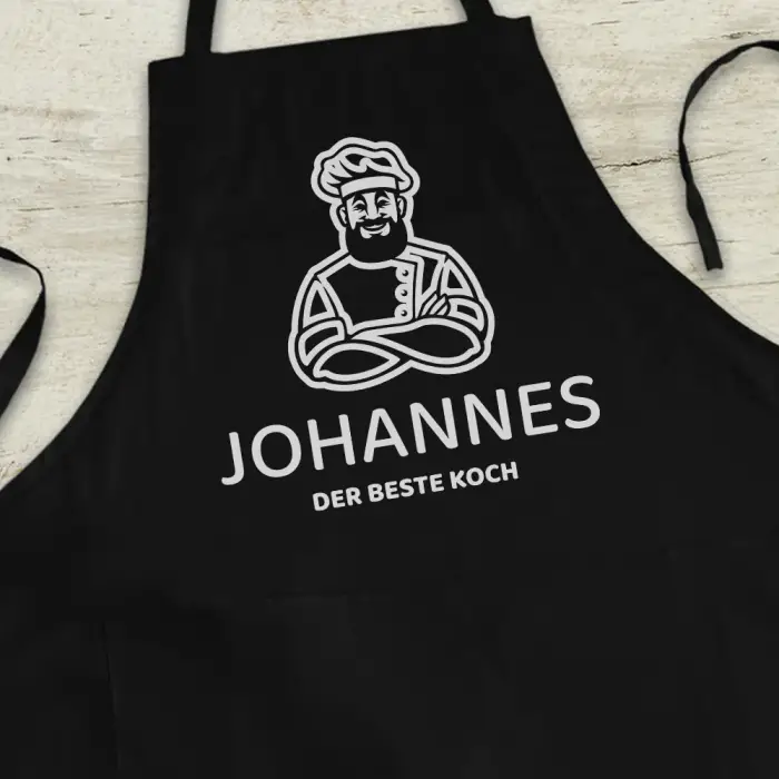 Personalisierte Küchenschürze - Für einen ausgezeichneten Koch