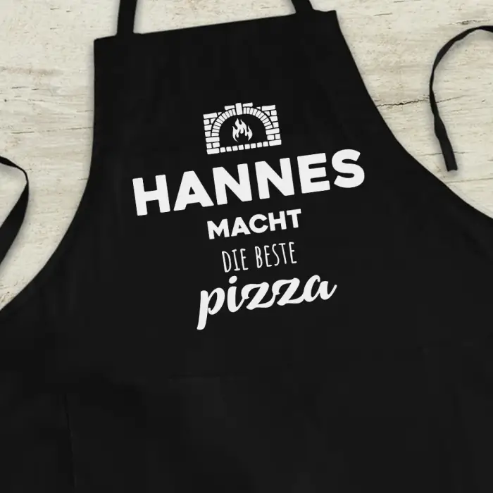Personalisierte Küchenschürze - Bester Pizzabäcker