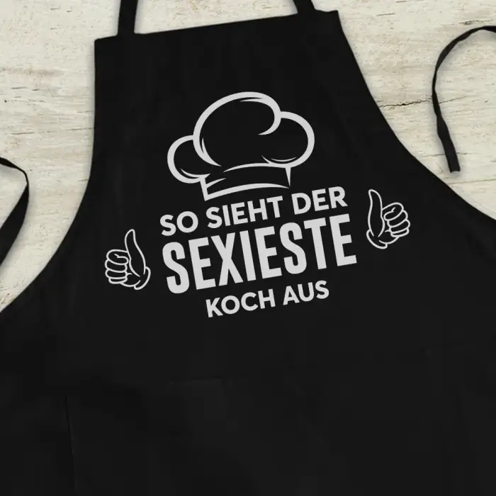 Personalisierte Küchenschürze - Für einen attraktiven Koch