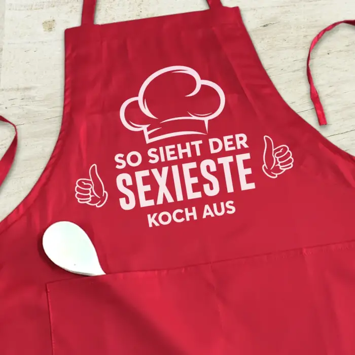 Personalisierte Küchenschürze - Für einen attraktiven Koch